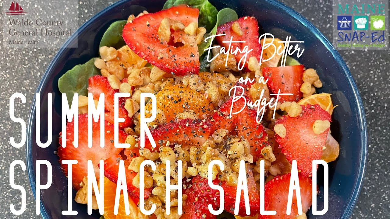 Summer Spinach Salad - YouTube