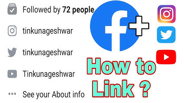 Facebook Me  Instagram, Twitter, YouTube Ki Link Kaise Jode | How To Add Social Links On Facebook  |