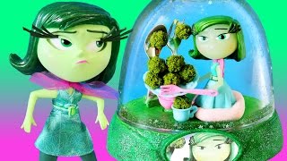 Inside Out Disgust Glitter Globes Broccoli Dinner Disney Toys How To Make Your Own Green Glitter