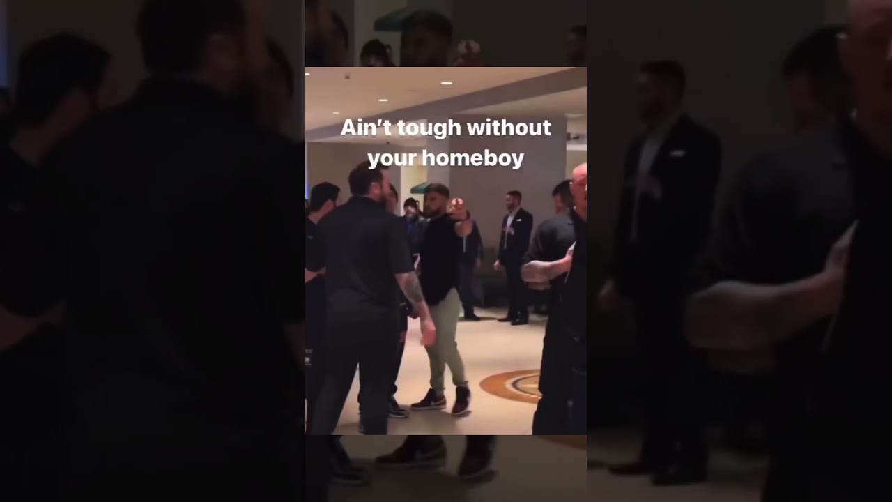 Bobby Green gets into altercation with Arman Tsarukyan at fight hotel. 