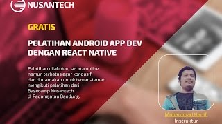 Pertemuan 1 - Pengenalan Dasar React Native