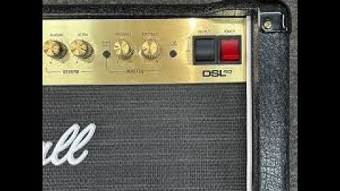 Marshall DSL 40CR Master volume tips