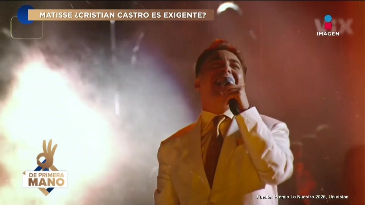 ¿Cristian Castro fue EXIGENTE en su dueto con Matisse? Ellos cuentan su experiencia