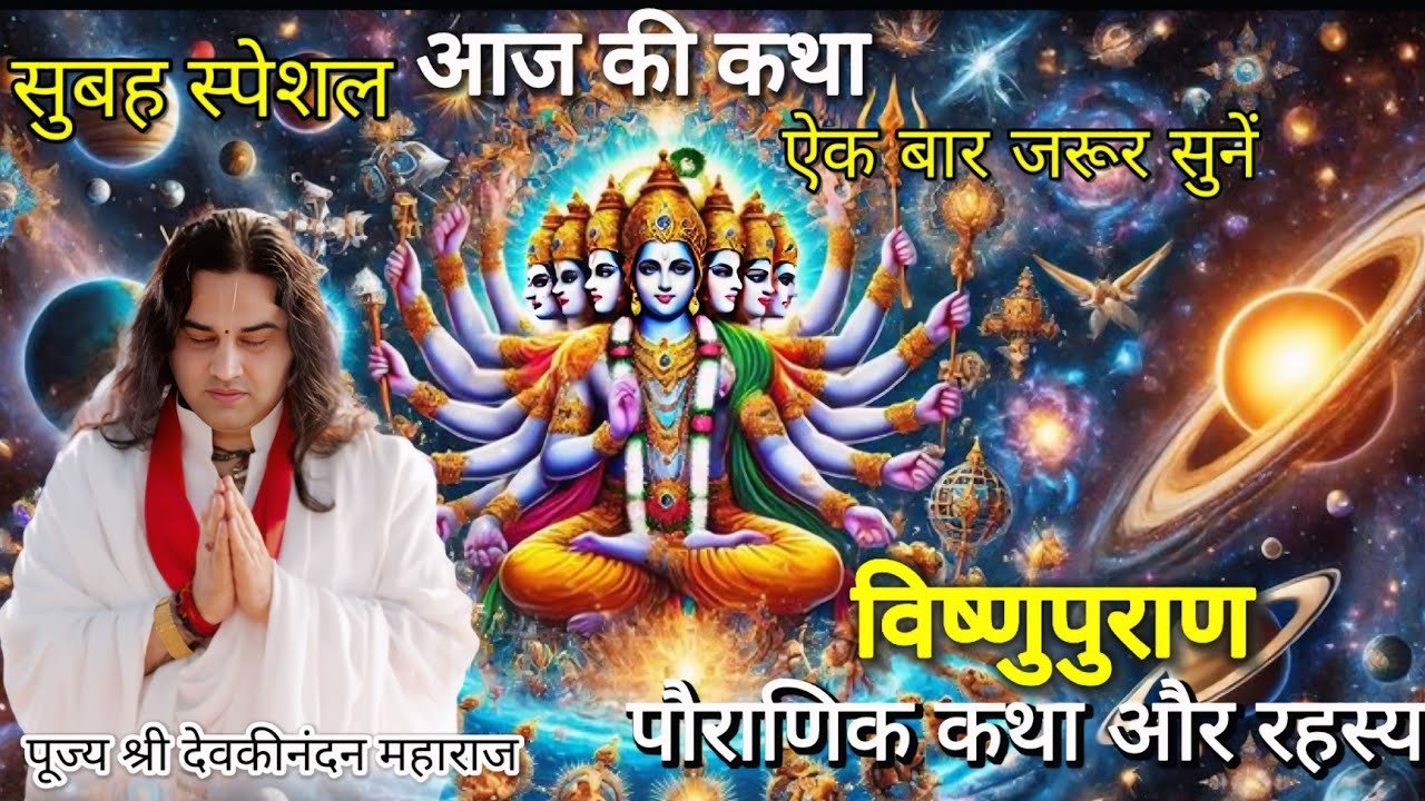 LIVE ⚜️ विष्णुपुराण पौराणिक कथा और रहस्य || VISHNUPURAN आज जरूर सुनें ! #katha #bhakti #vishnu #live