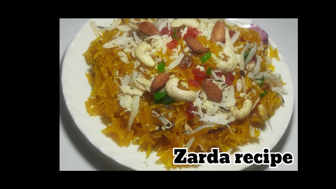 Zarda recipe Perfect zarda recipe How to make zarda recipe YouTube
