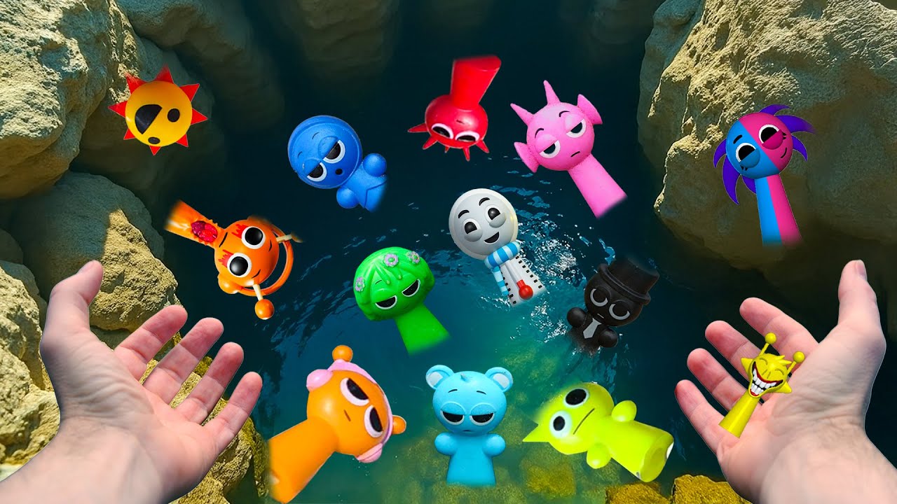 Great Day! I Found All Sprunki Phase 2 Characters in Real Life|RADDY|PINKI|OREN|SIMON|DURPLE|VINERIA