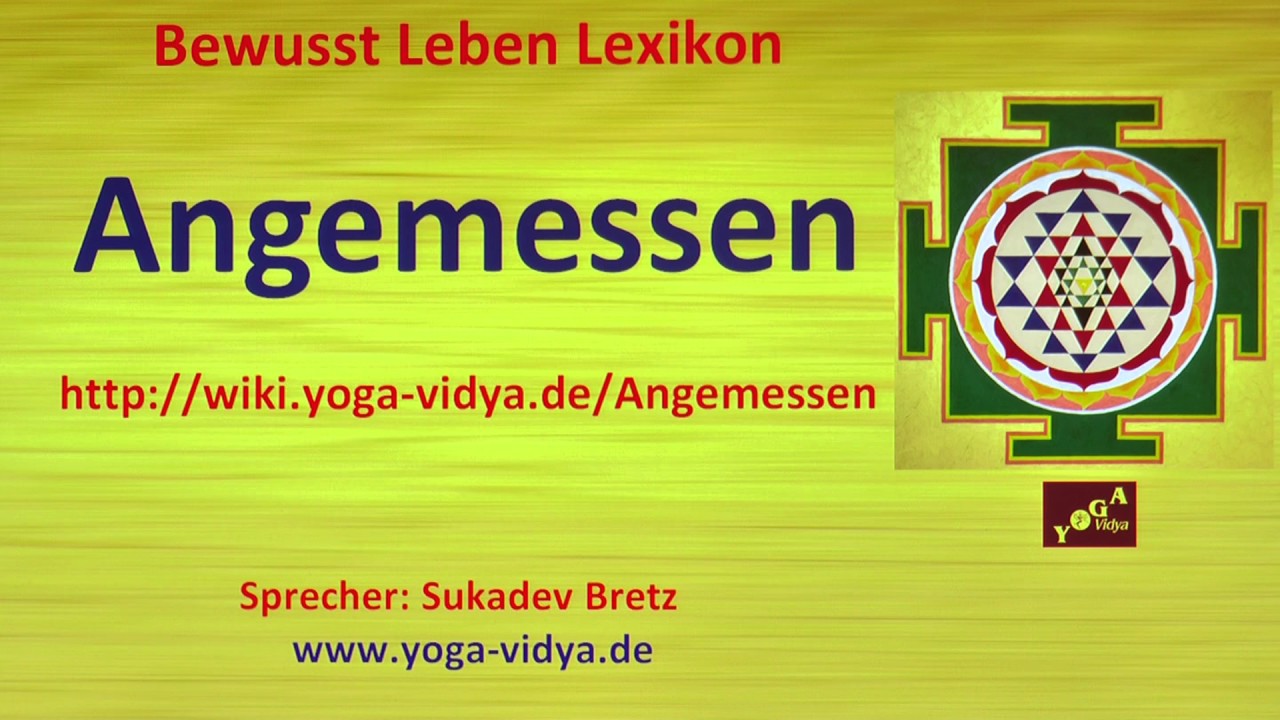 Angemessen - YouTube