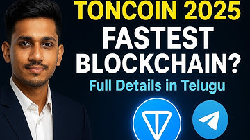 Toncoin Explained in Telugu | Telegram Powered Blockchain 🚀 | TON Coin Full Details