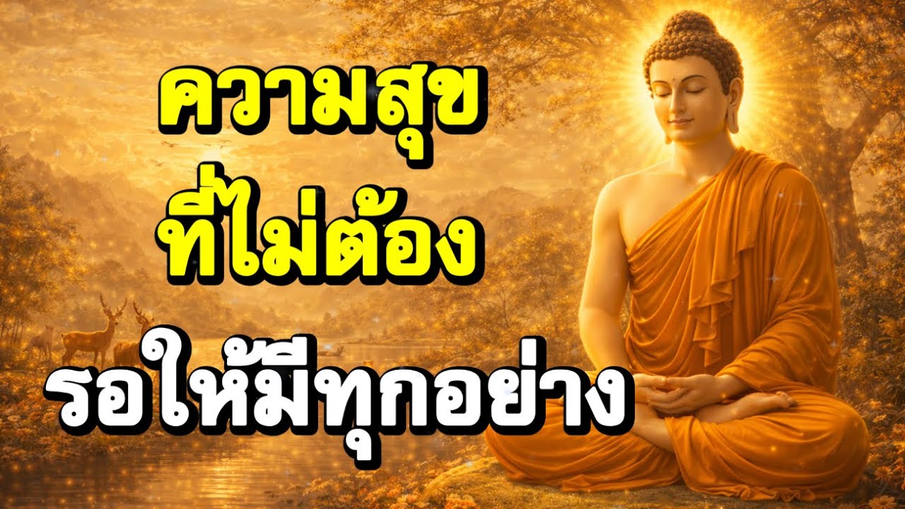 ความสุขที่ไม่ต้องรอให้มีทุกอย่าง | ฟังธรรมก่อนนอน | Ep.58