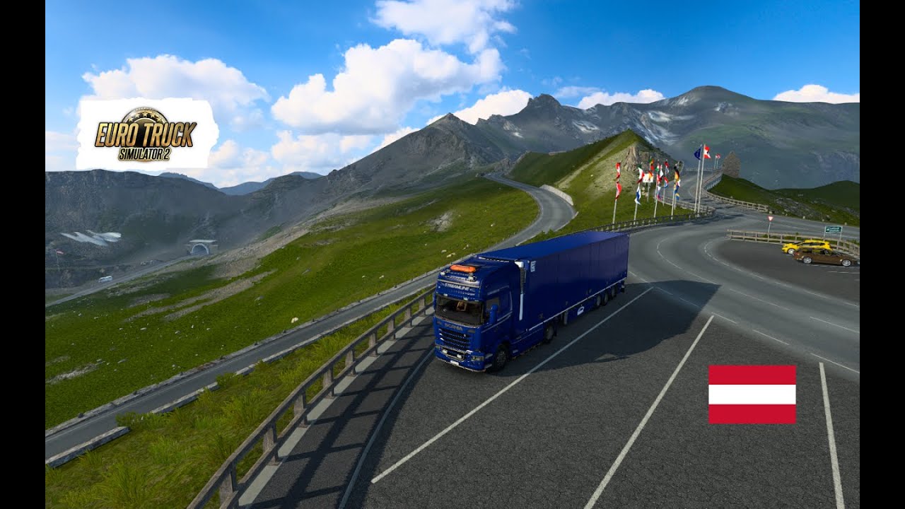 ETS2 Austria Grossglockner High Alpine Road. 