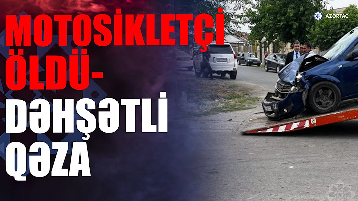 İmişlidə yol qəzası zamanı motosikletçi ölüb