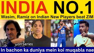 Shoaib Akhtar shocked on India New Players win vs ZIM | Ramiz Speaks, pakistan reaction today match screenshot 4