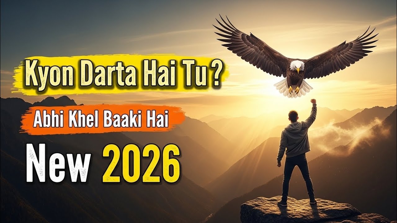 क्यों डरता है तू? अभी खेल बाकी है – Powerful Hindi Motivational Song 2026 | Never Give Up Anthem