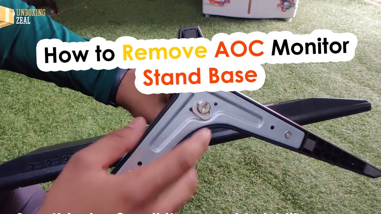 Aoc 24b1xhs 24inch Lcd Monitor Base Stand Dismantling Tutorial Youtube