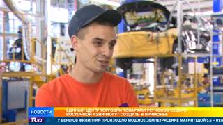 Единый центр торговли товарами регионов северо-восточной Азии могут создать в Приморье