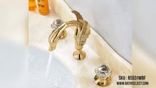 Rouen Deck-Mount Dual Handle Bathroom Sink Faucet - BS531WBF
