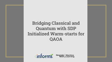Bridging Classical and Quantum with SDP Initialized Warm-starts for QAOA