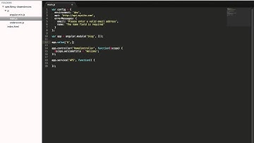 Angular.js .value() method