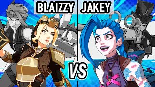 2Xko Blaizzy Vi Caitlyn Vs Jakeythesnakey Caitlyn Jinx High Level Gameplay