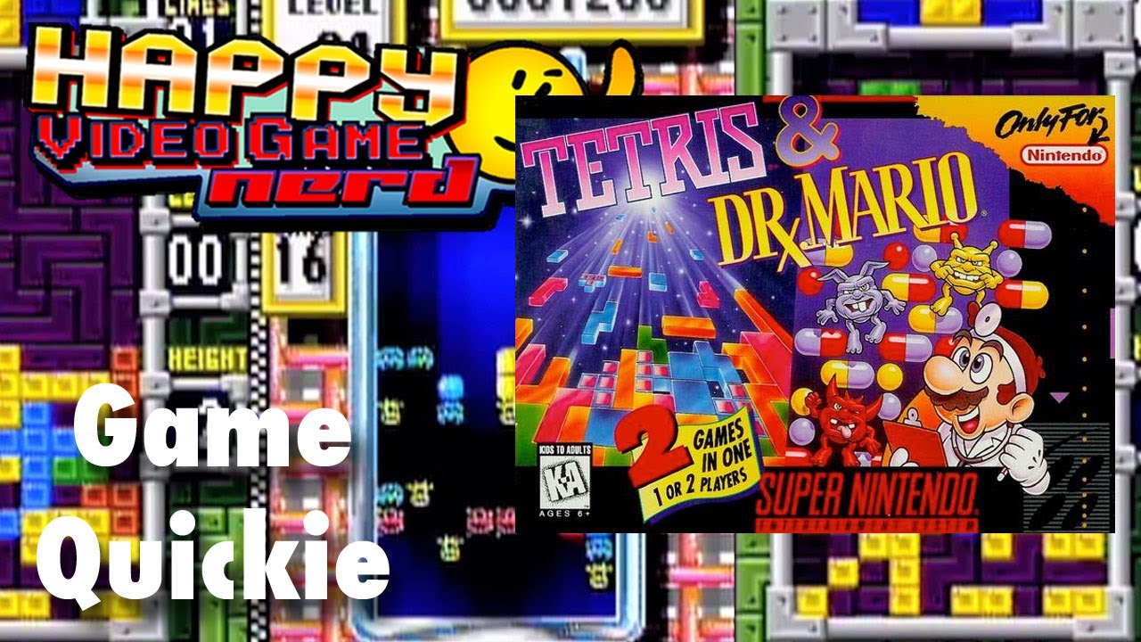 Tetris & Dr. Mario Game Only Super Nintendo SNES 2 games in