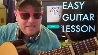 Download Lagu How To Play Long Sleeves Gracie Abrams // guitar lesson beginner tutorial easy chords MP3