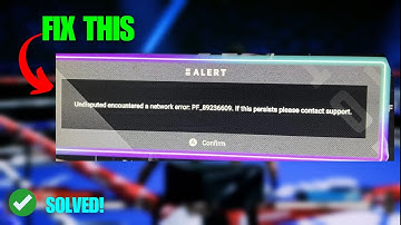 Undisputed encountered a network Error PF_89236609 (Quick fix)