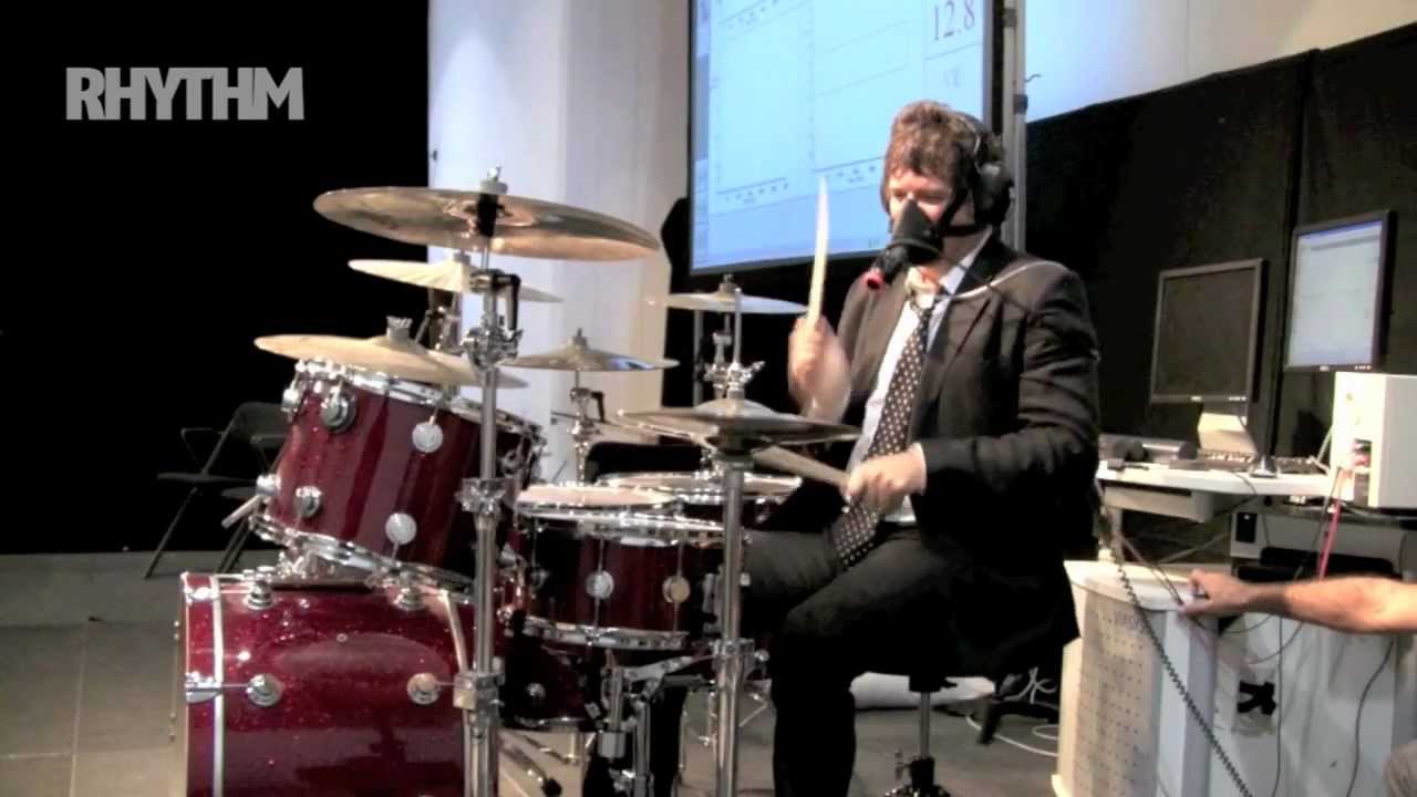 Blondie drummer Clem Burke undergoes Drumming Project experiment - YouTube