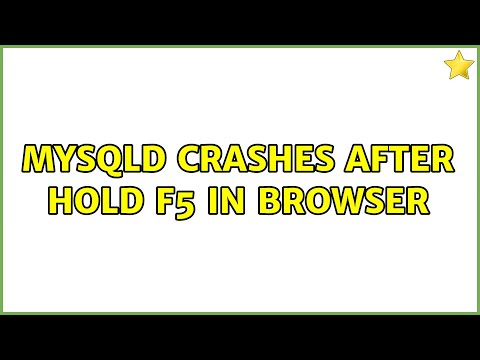 Mysqld crashes after