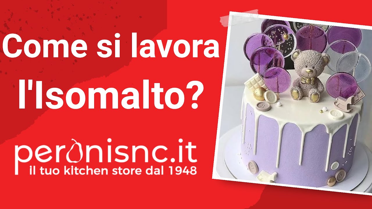Le attrezzature fondamentali per la lavorazione dell'isomalto - Cake Design  Italia
