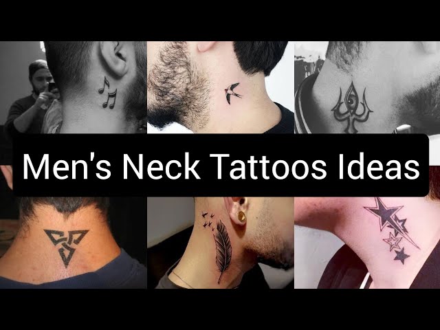 Latest Mens Neck Tattoos Ideas  New Tattoos Designs by Latest Trendz   YouTube