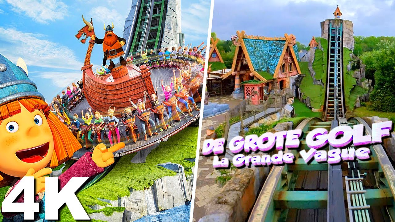 De Grote Golf / Wickie Ride [On-Ride 4K POV] - Plopsaland