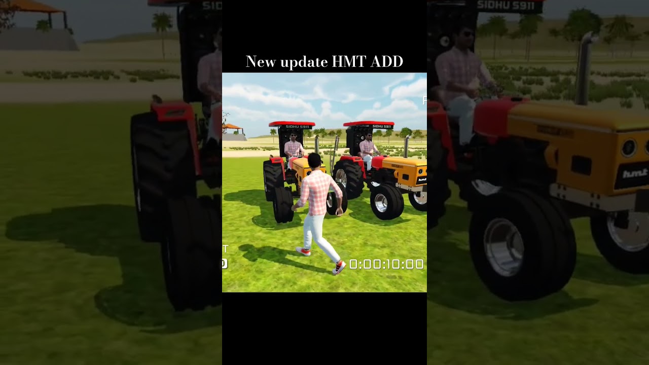 Indian vehicle simulator 3d game new cractor and hmt tractor add 