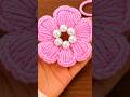 New design crochet puff flower #crochet #knitting