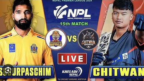 SUDURPASCHHIM ROYALS V/S CHITWAN RHINOS || Siddhartha Bank Nepal premier League powered by Ncell ||