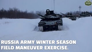 Russian Army Winter Season Live Fire & Maneuver Exercise.
