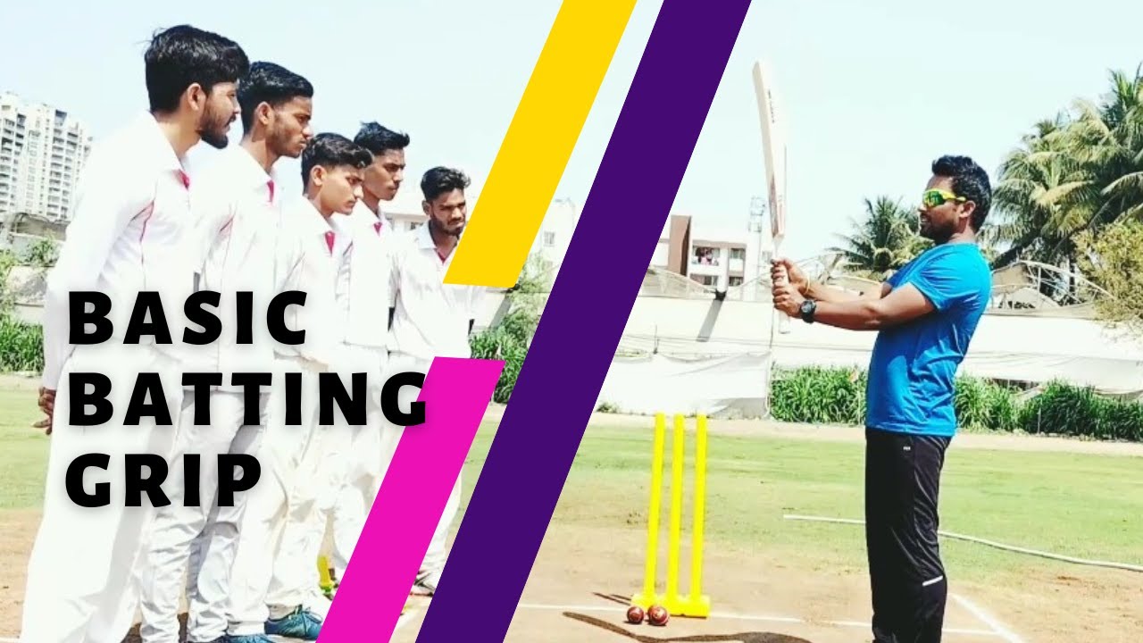BASIC BATTING GRIP IN CRICKET Bat pakdne ka aasan tarika battinggrip