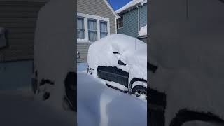 nieve en chicago il  2/16/2021