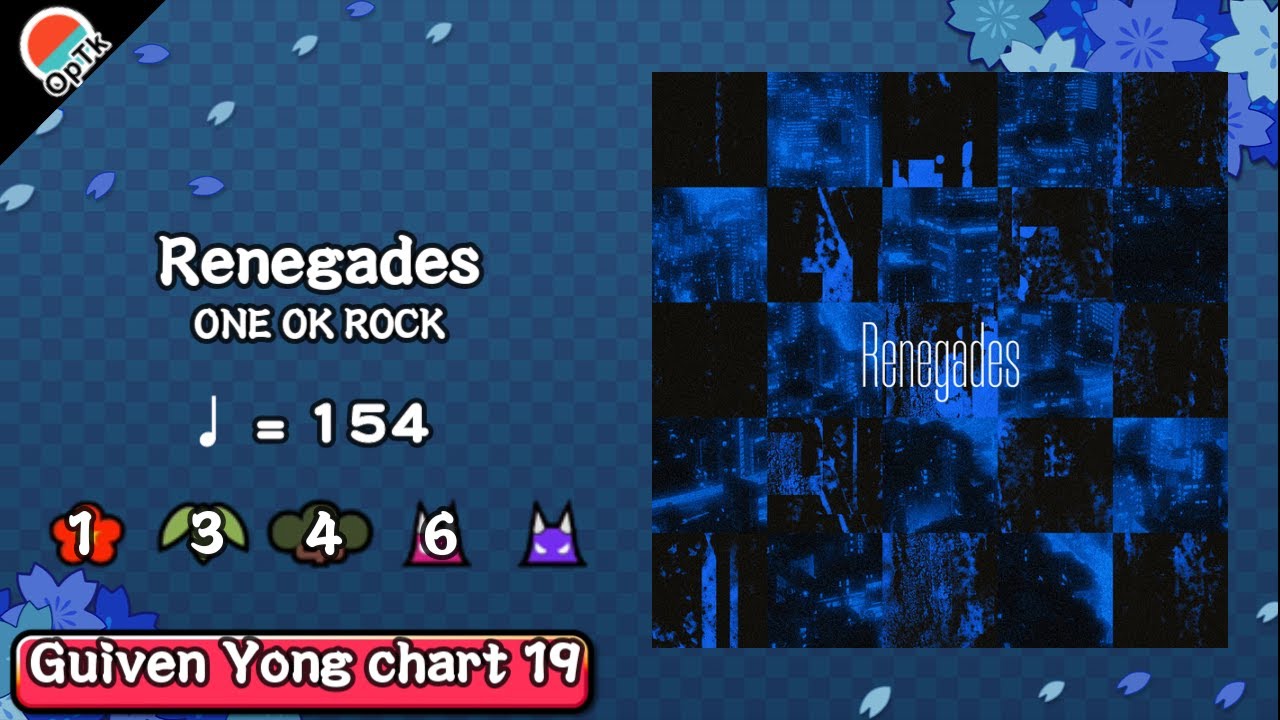 OpenTaiko/太鼓さん次郎/创作谱面] Renegades - ONE OK ROCK - YouTube