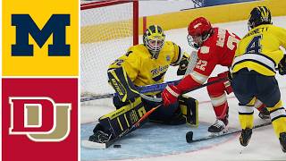#1 Michigan vs Denver Highlights | 2026 NCAA Men's Hockey Championship - Frozen Four