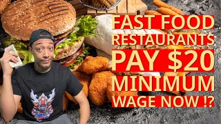 McDonald’s force to pay $20 a hour! Good or bad?