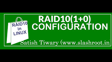 How to configure raid10 in linux
