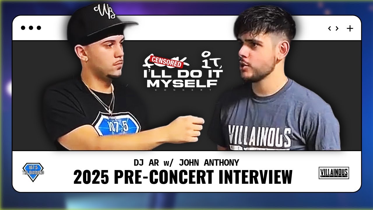 2025 Ritz Theater Interview: John Anthony Talks with DJ AR of 107.5 The Diamond before Concert