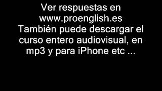 Aprender Ingles Lesson 17 Ejercicio Auditivo.wmv
