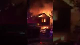 Fire at home in Ranlo