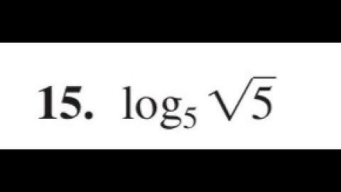 evaluate log5(sqrt(5))