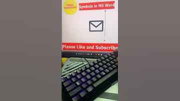Microsoft Word | Symbols | #tricks #keyboard #asmr #shorts #tips