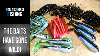 BAITS GONE WILD!! Pouring Custom Orders & Several Different Soft Plastic  Lures 