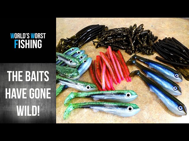 BAITS GONE WILD!! Pouring Custom Orders & Several Different Soft