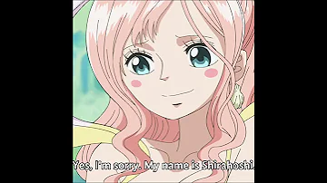 Luffy introduces Shirahoshi