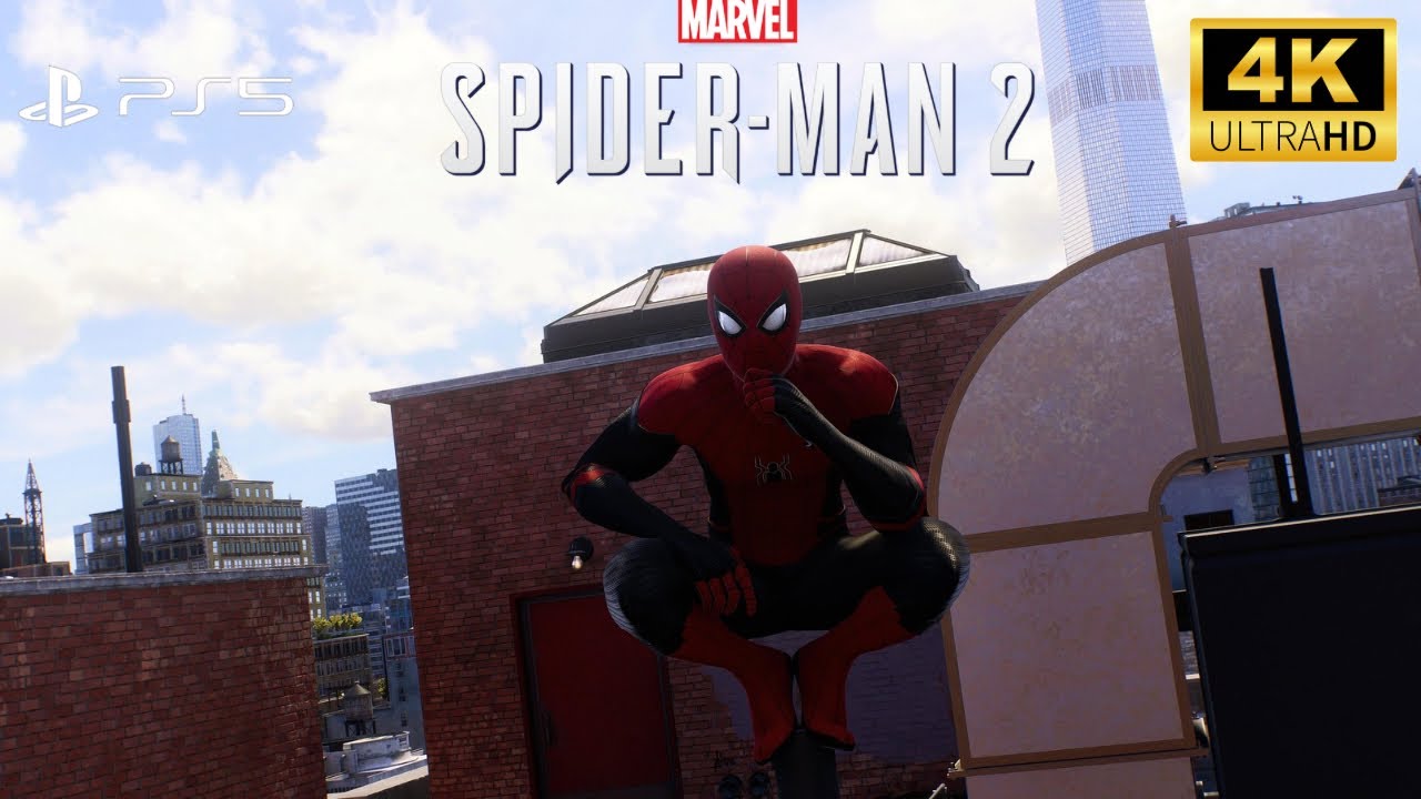 Marvel's Spider Man 2 (PS5) 4K 60FPS HDR Upgraded Suit Gameplay (Free